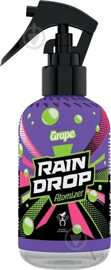 Ароматизатор спрей Tasotti Rain Drop запах Grape 200 мл - фото 1