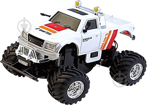 Автомобіль на р/к Great Wall Toys Джип мікро біло-червоний 1:58 GWT2207-6 - фото 1