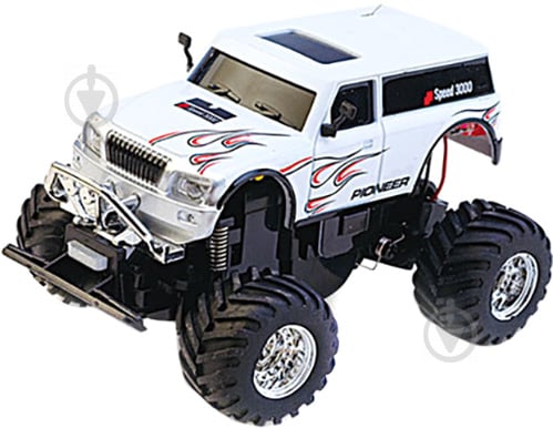 Автомобіль на р/к Great Wall Toys Джип мікро білий 1:58 GWT2207-1 - фото 1