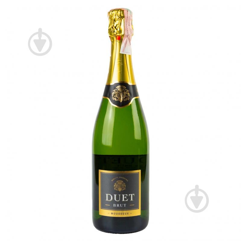 Вино игристое Duet Brut белое 0,75 л - фото 1