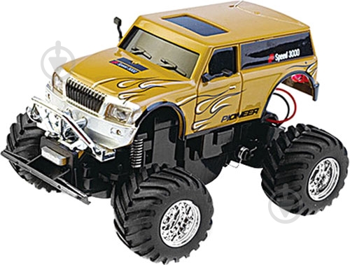 Автомобиль на р/у Great Wall Toys Джип микро коричневый 1:58 GWT2207-2 - фото 1