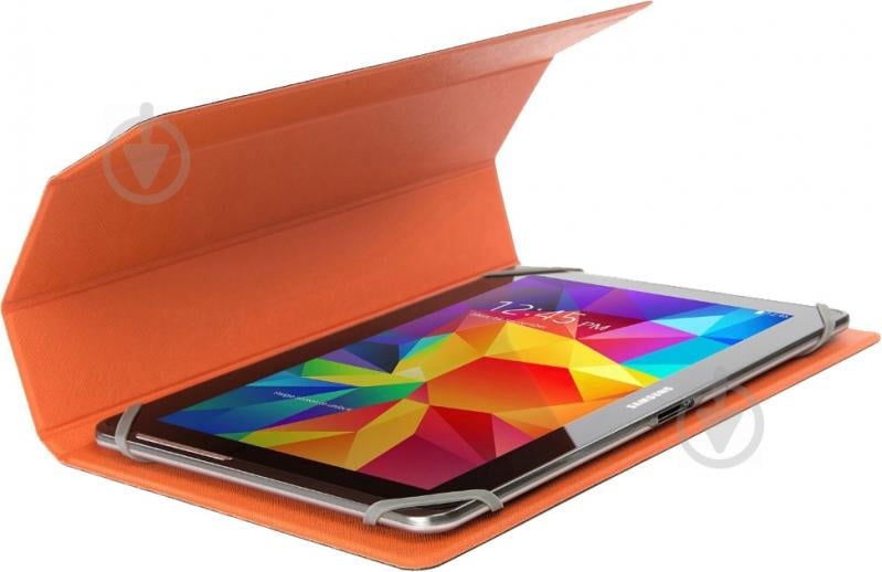 Чехол Tucano Universal Verso Stand Tablet 10" grey/orange (TAB-V10-OG) - фото 4