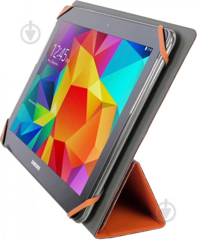 Чехол Tucano Universal Verso Stand Tablet 10" grey/orange (TAB-V10-OG) - фото 6