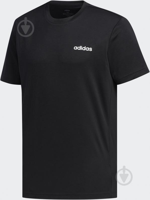 Футболка Adidas M D2M PL TEE FL0286 р.2XL черный - фото 1