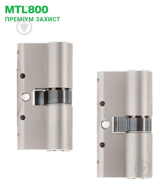 Циліндр Mul-T-Lock MTL800/MT5+ 40x60 ключ-ключ 100 мм нікель сатин - фото 7