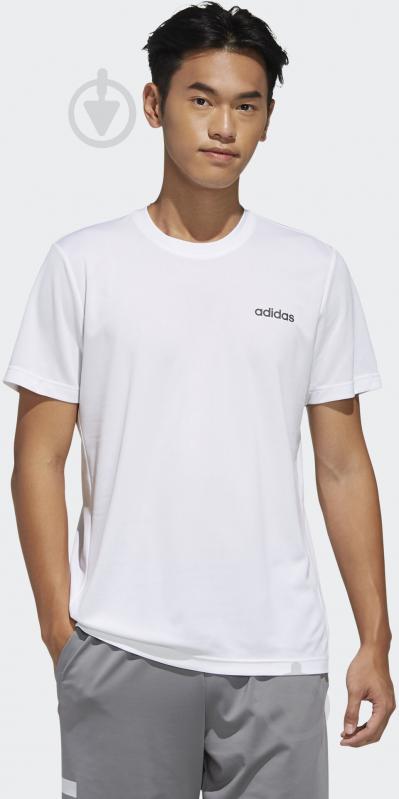 Футболка Adidas M D2M PL TEE FL0288 р.S белый - фото 3 Футболка Adidas M D2M PL TEE FL0288 р.S белый - фото 3