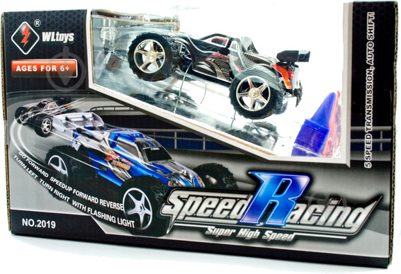 Автомобиль на р/у WL Toys Speed Racing Трагги микро черный 1:32 WL-2019blk - фото 5