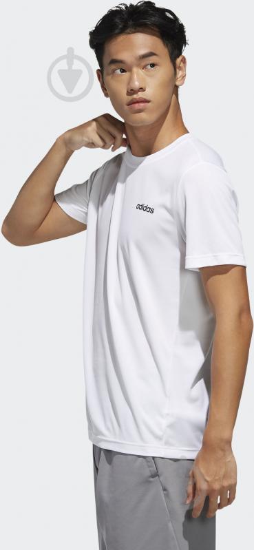 Футболка Adidas M D2M PL TEE FL0288 р.L белый - фото 4 Футболка Adidas M D2M PL TEE FL0288 р.L белый - фото 4