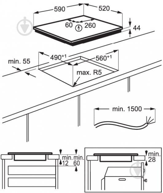 Варильна поверхня індукційна Electrolux EIS62449W - фото 4