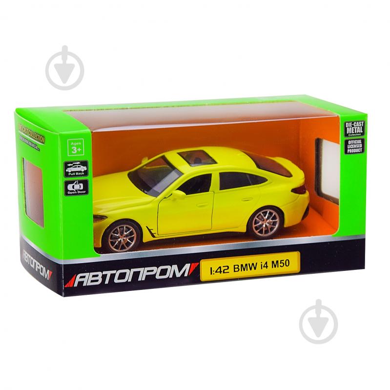 Мини-модель Автопром 1:43 BMW I4 M50 4378 - фото 3