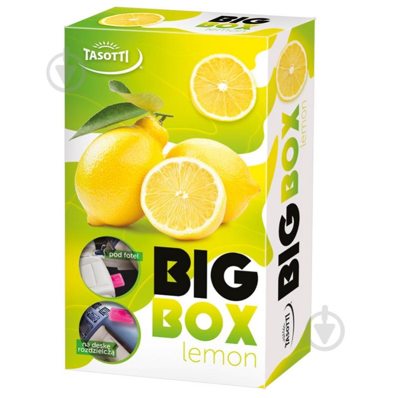 Ароматизатор под сиденье Tasotti Big box Lemon - фото 1 Ароматизатор под сиденье Tasotti Big box Lemon - фото 1
