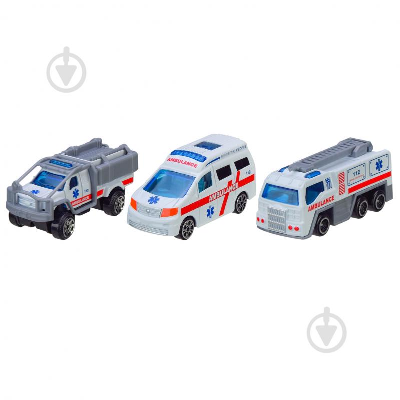 Набор металлических машин Автопром 1:64 AP7490 - фото 4