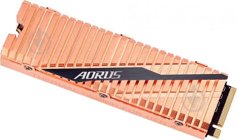 SSD-накопичувач Gigabyte AORUS 1000GB M.2 PCI Express 4.0x4 3D TLC (GP-ASM2NE6100TTTD) - фото 3