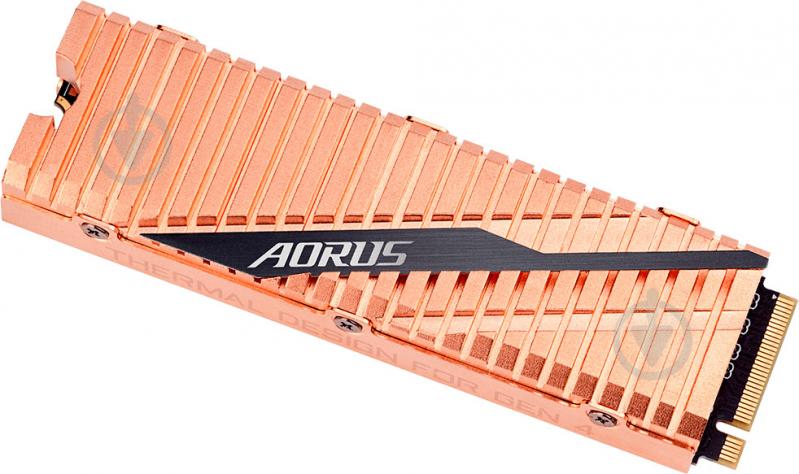 SSD-накопичувач Gigabyte AORUS 500GB M.2 PCI Express 4.0x4 3D TLC (GP-ASM2NE6500GTTD) - фото 2