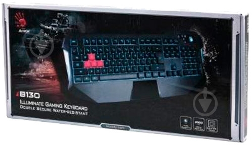 Клавиатура игровая A4Tech (B130) black - фото 4