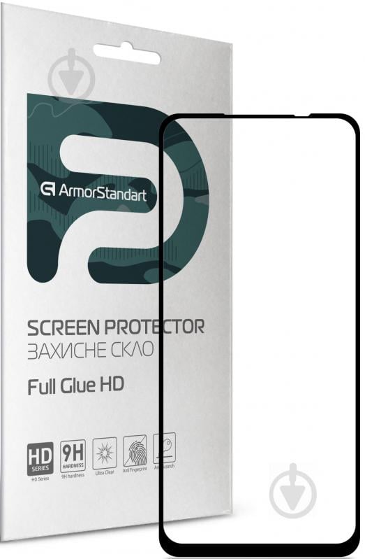 Захисне скло Armorstandart (ARM59735) Full Glue HD для Xiaomi Redmi Note 10 5G/Poco M3 Pro Black - фото 1