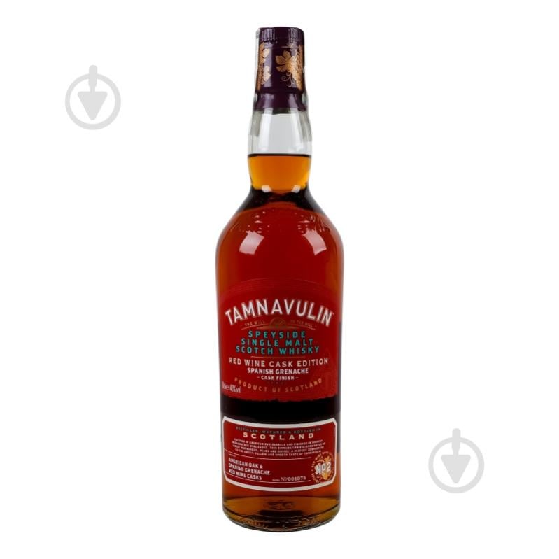 Виски Tamnavulin 40% Spanish Grenache Red wine cask edition 0,7 л - фото 3 Виски Tamnavulin 40% Spanish Grenache Red wine cask edition 0,7 л - фото 3