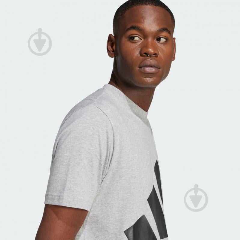 Футболка Adidas M BL SJ T JE8948 р.M серый - фото 3 Футболка Adidas M BL SJ T JE8948 р.M серый - фото 3