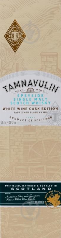 Виски Tamnavulin White wine cask edition 40% 0,7 л - фото 4