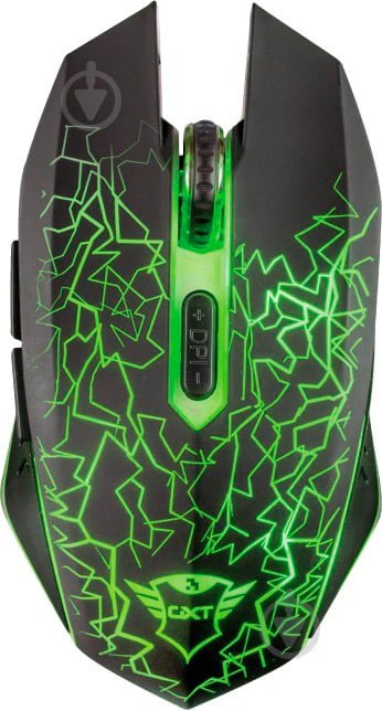 Миша Trust GXT 107 Izza Wireless Optical Gaming black (23214) - фото 7