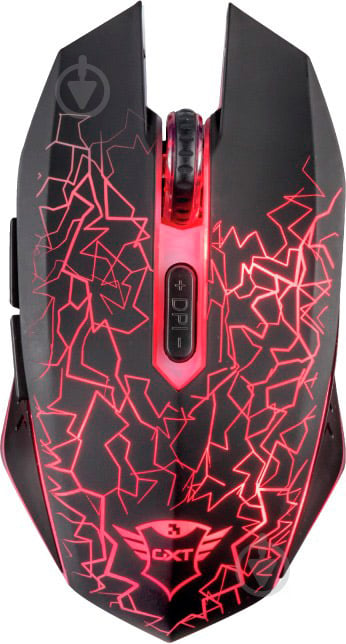 Миша Trust GXT 107 Izza Wireless Optical Gaming black (23214) - фото 2