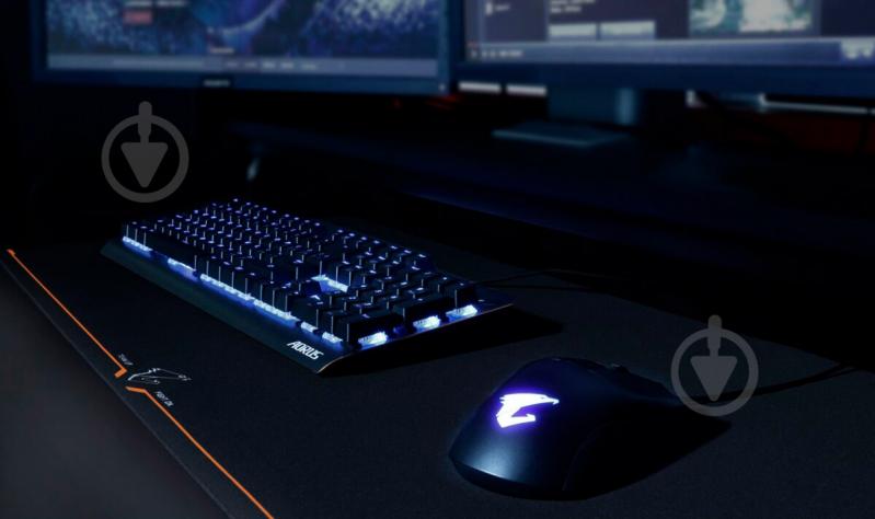 Коврик для мышки Gigabyte Spl it-resistant (AORUS AMP900) - фото 11
