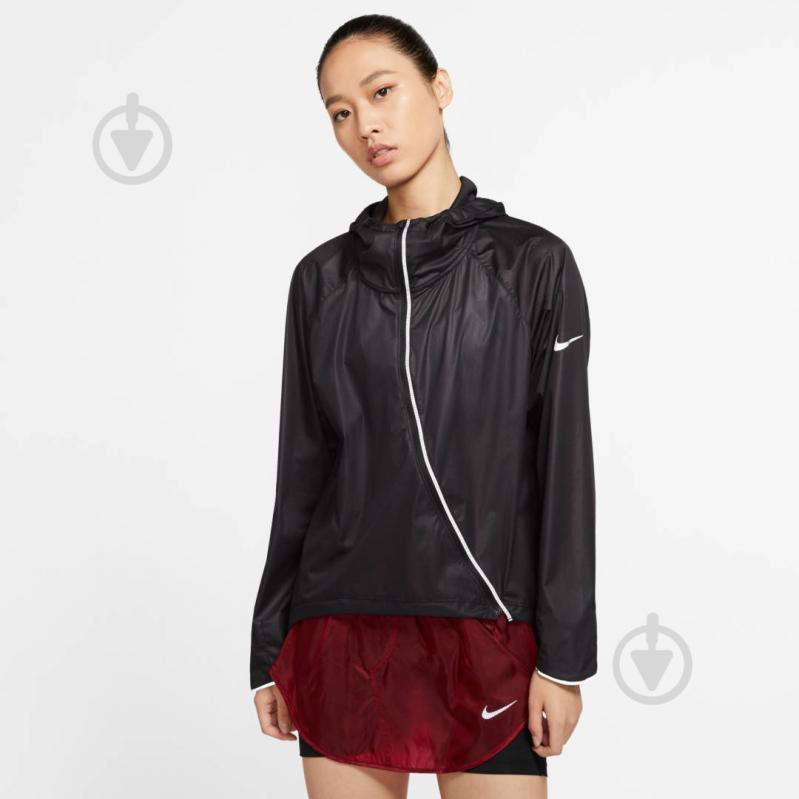 Вітрівка жіноча Nike W NK SHLD JKT HD RUNWAY CJ5077-010 р.S чорна - фото 4