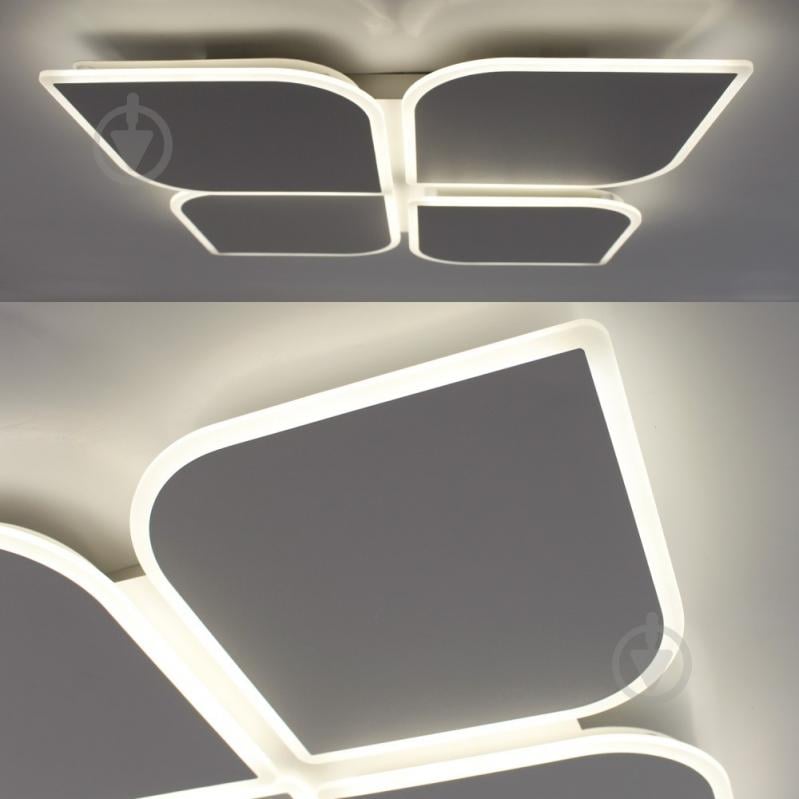 Люстра світлодіодна ESLLSE AERO 4F 70 Вт 455х455х57 мм 4x70 Вт LED-модуль білий 10457 - фото 5