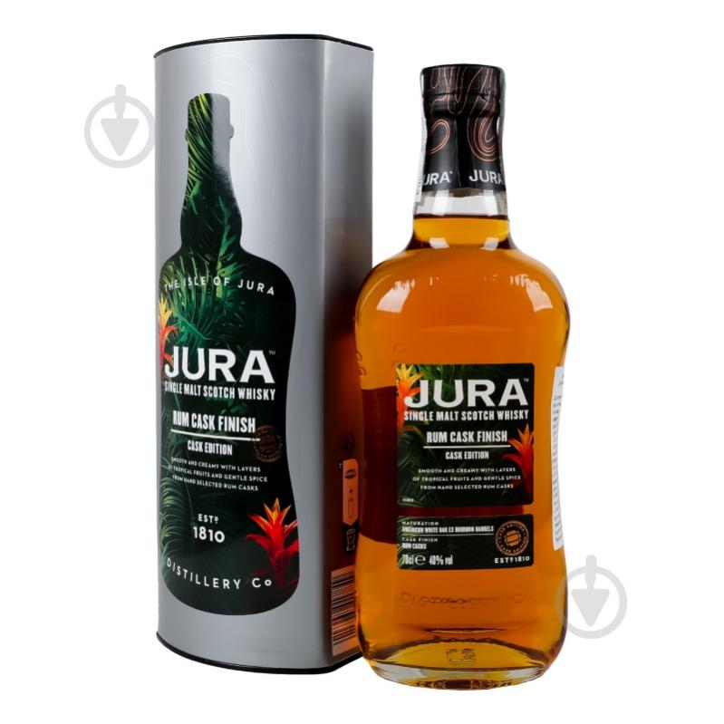 Виски Jura 40% Rum cask finish тубус 0,7 л - фото 1 Виски Jura 40% Rum cask finish тубус 0,7 л - фото 1