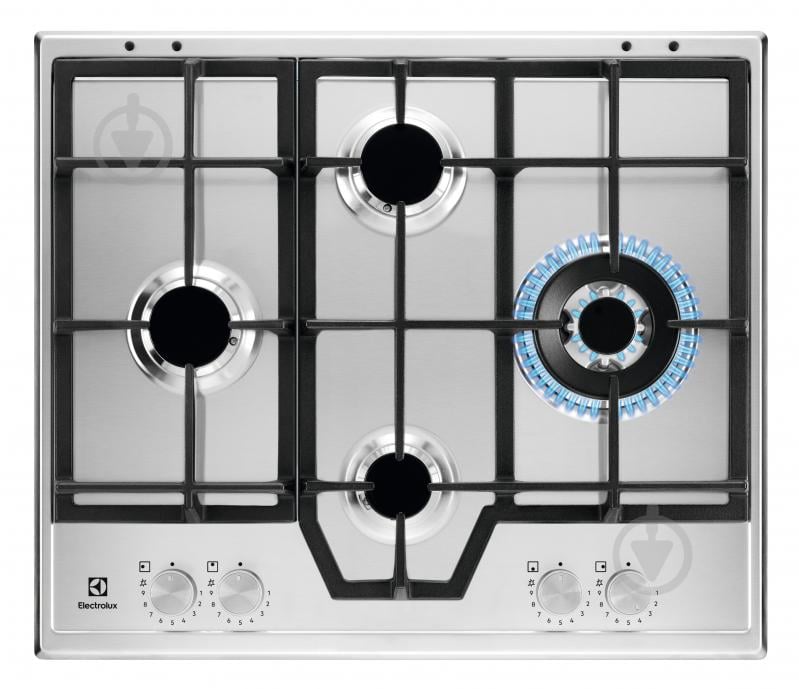 Варочная поверхность газовая Electrolux KGS64562SX - фото 1