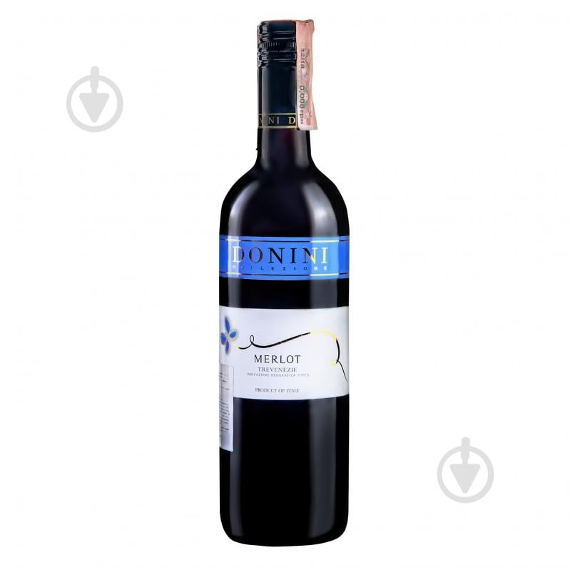 Вино Donini червоне сухе Merlot delle Venezie IGT 750 мл - фото 1