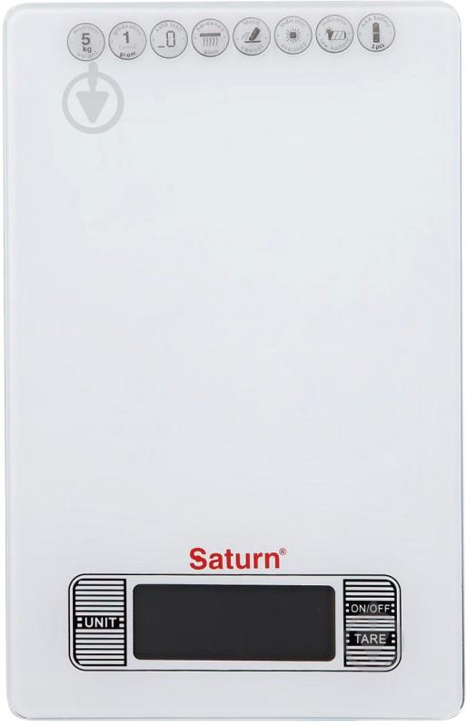 Ваги кухонні Saturn ST-KS7235 White - фото 1