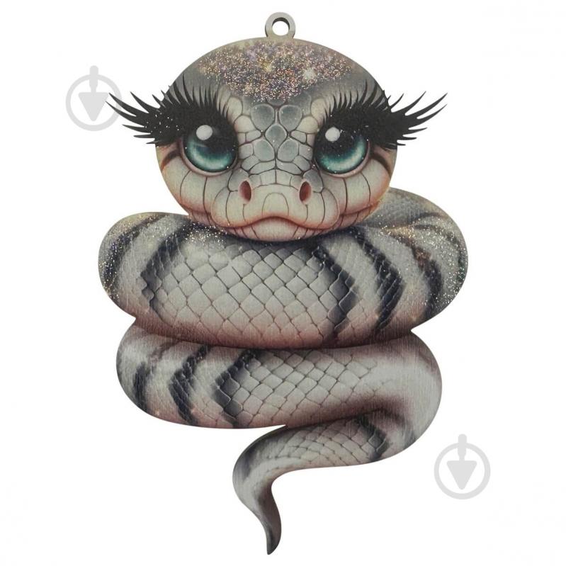 Подвеска MIS LT Змейка дерево 12 см - фото 5