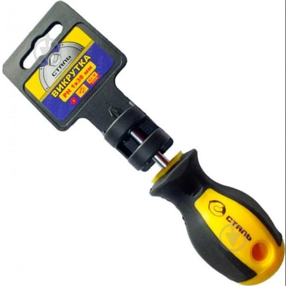 Отвертка Сталь (49055) PH 1х38 63786 - фото 1 Отвертка Сталь (49055) PH 1х38 63786 - фото 1