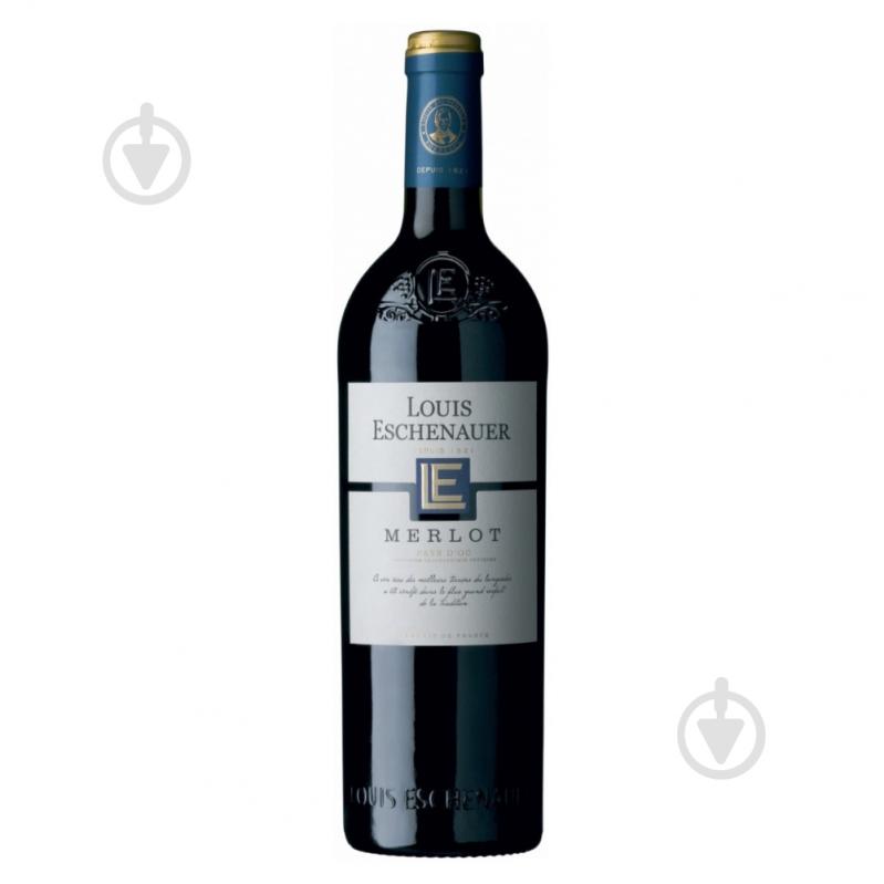Вино Louis Eschenauer червоне сухе d'Oc Merlot 750 мл - фото 1