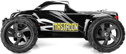 Автомобиль на р/у Himoto Monster Truck Mastadon Brushless черный 1:18 E18MTLb - фото 4