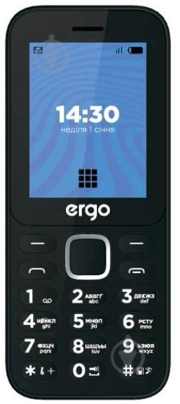 Мобильный телефон Ergo E241 Dual Sim blue E241 blue - фото 2 Мобильный телефон Ergo E241 Dual Sim blue E241 blue - фото 2