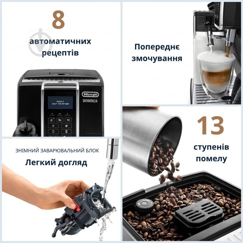 Кавомашина Delonghi ECAM 350.55 B - фото 3