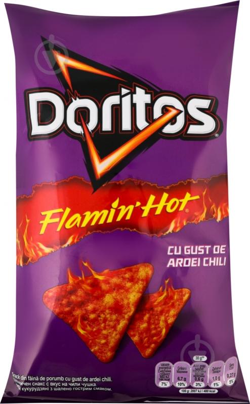 Чипсы Doritos Безумно острые 75 г - фото 1 Чипсы Doritos Безумно острые 75 г - фото 1