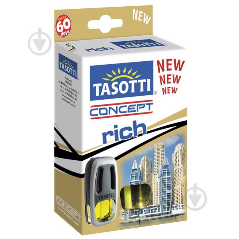 Ароматизатор на дефлектор Tasotti Concept Rich-Perfume 8 мл - фото 1 Ароматизатор на дефлектор Tasotti Concept Rich-Perfume 8 мл - фото 1