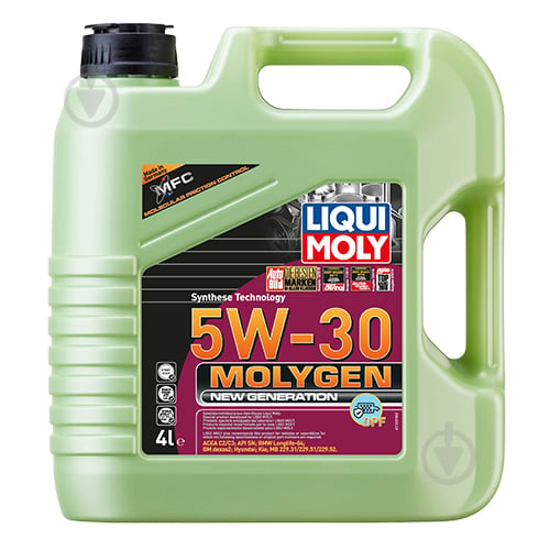 Моторне мастило Liqui Moly Molygen DPF 5W-30 4 л (21225) - фото 1