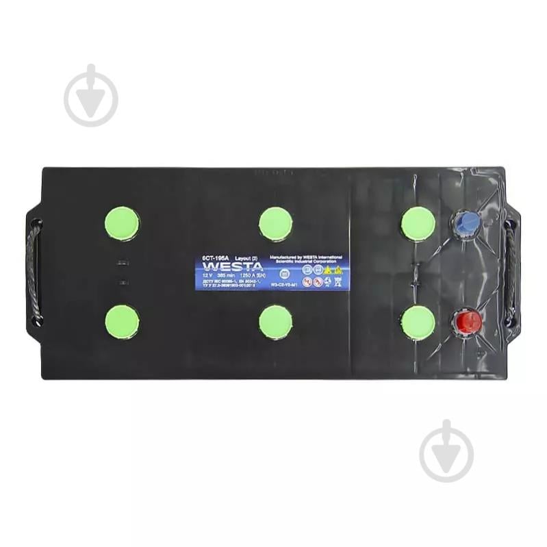 Аккумулятор автомобильный Westa EFB 195Ah 1250A 12V «+» слева (WEFB195) - фото 3 Аккумулятор автомобильный Westa EFB 195Ah 1250A 12V «+» слева (WEFB195) - фото 3