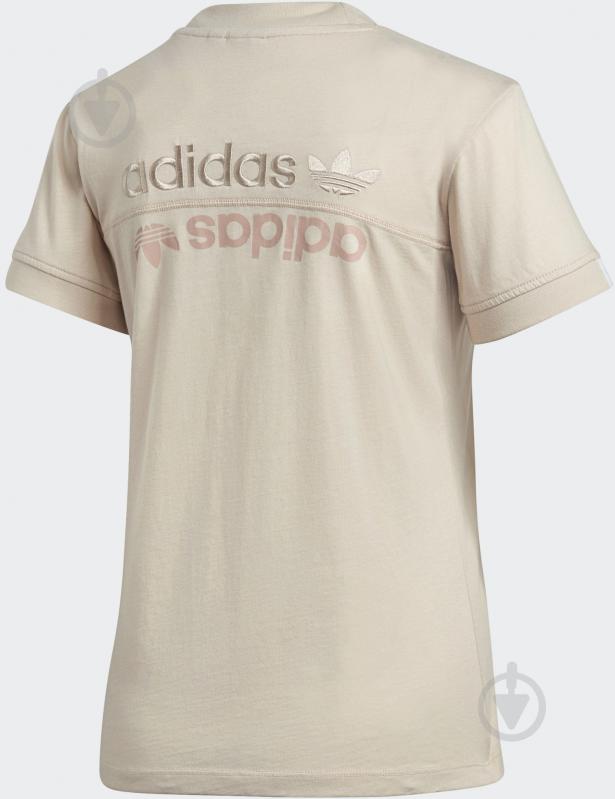 Футболка Adidas TEE GD3807 р.S бежевый - фото 6