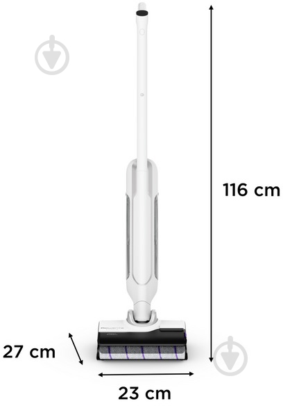 Пылесос аккумуляторный Rowenta GZ7035WO white - фото 3