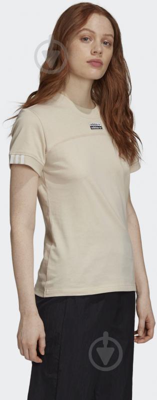 Футболка Adidas TEE GD3807 р.S бежевый - фото 4 Футболка Adidas TEE GD3807 р.S бежевый - фото 4