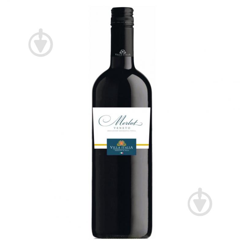 Вино Villa Italia червоне сухе Merlot Veneto IGT 750 мл - фото 1