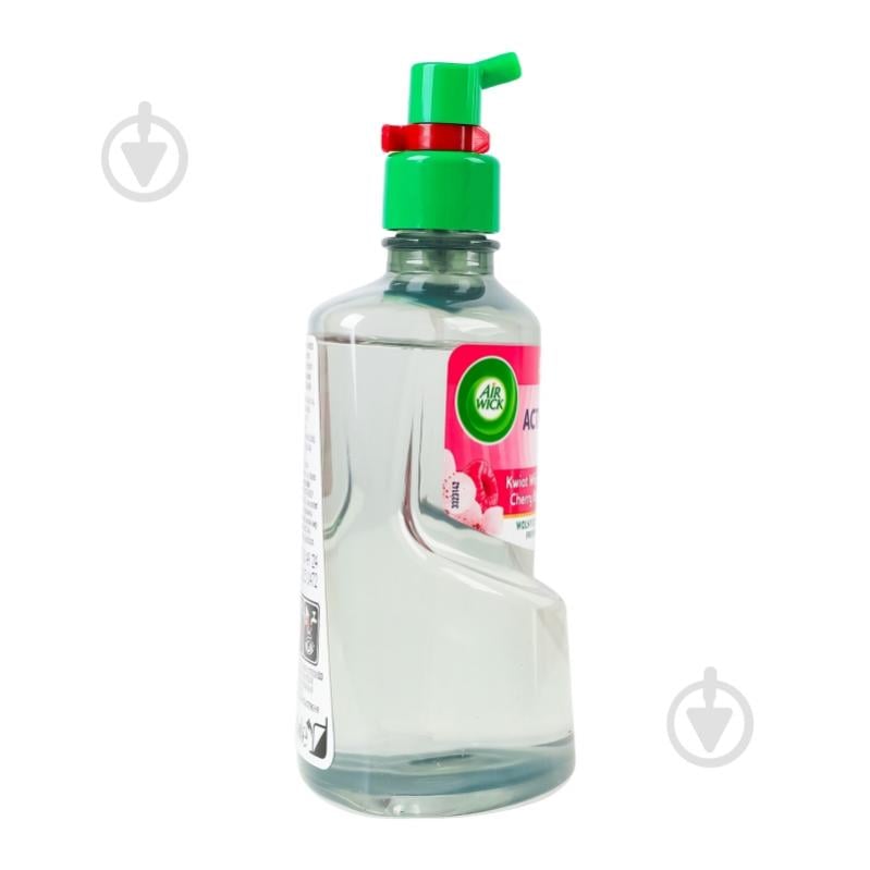 Сменный баллон для автоматического освежителя воздуха Air Wick Active Fresh Цвет вишни и свежесть малины 228 мл - фото 3 Сменный баллон для автоматического освежителя воздуха Air Wick Active Fresh Цвет вишни и свежесть малины 228 мл - фото 3