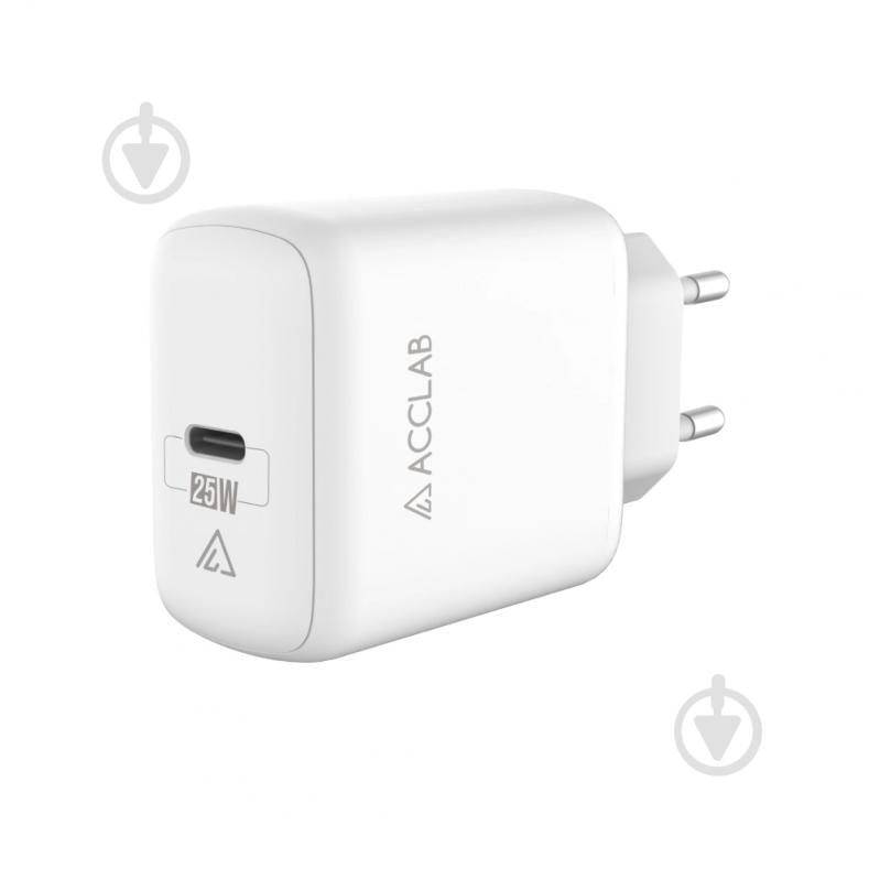 Сетевое зарядное устройство Acclab AL-TC125 (USB Type-C 25W) - фото 1