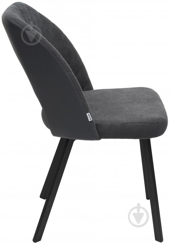 Стул Bjorn Oslo V Combo Curio 97/Boston 10 графит / черный - фото 3