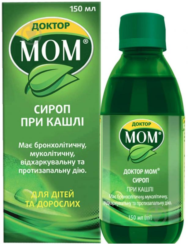 Доктор Мом при сухом и влажном кашле сироп 150 мл - фото 1